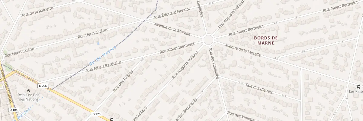 Plan du 48 Rue Auguste Vallaud à Champs-sur-Marne
