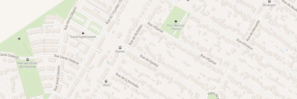 Plan du 96 Rue de Nantes à Mitry-Mory