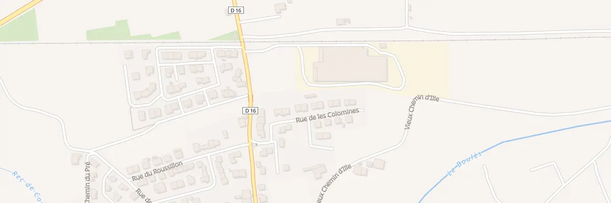 Plan du 2 Las Colomines à Bouleternère