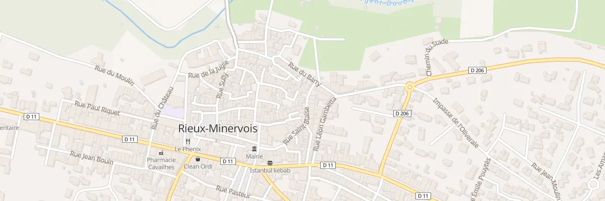 Plan du 409 Le Village à Rieux-Minervois