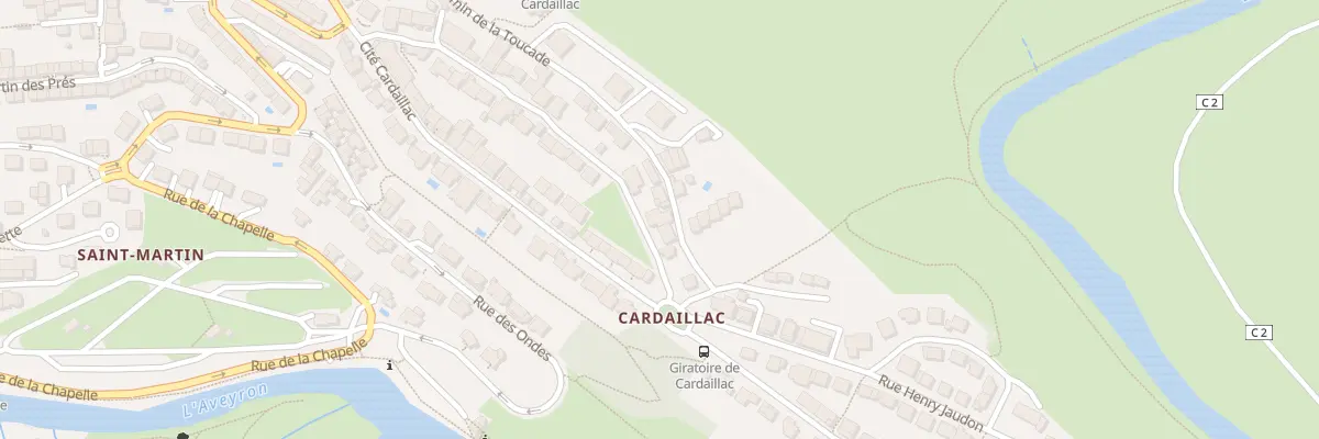 Plan du 46 Rue Cite Cardaillac à Rodez