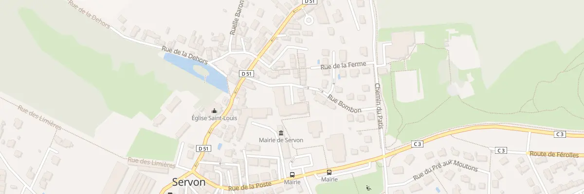 Plan du 1 Pl des Moissons à Servon