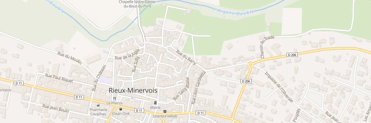 Plan du 38 Rue du Barry à Rieux-Minervois