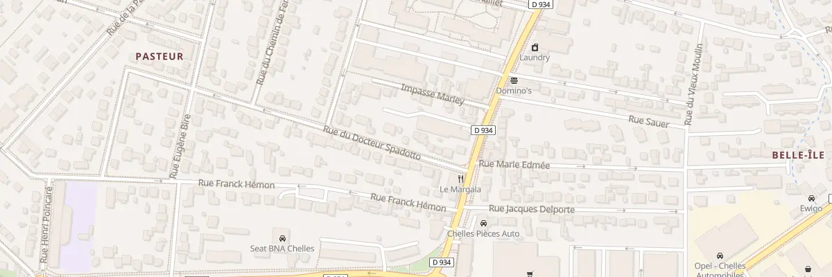 Plan du 10 Rue du Docteur Spadotto à Chelles