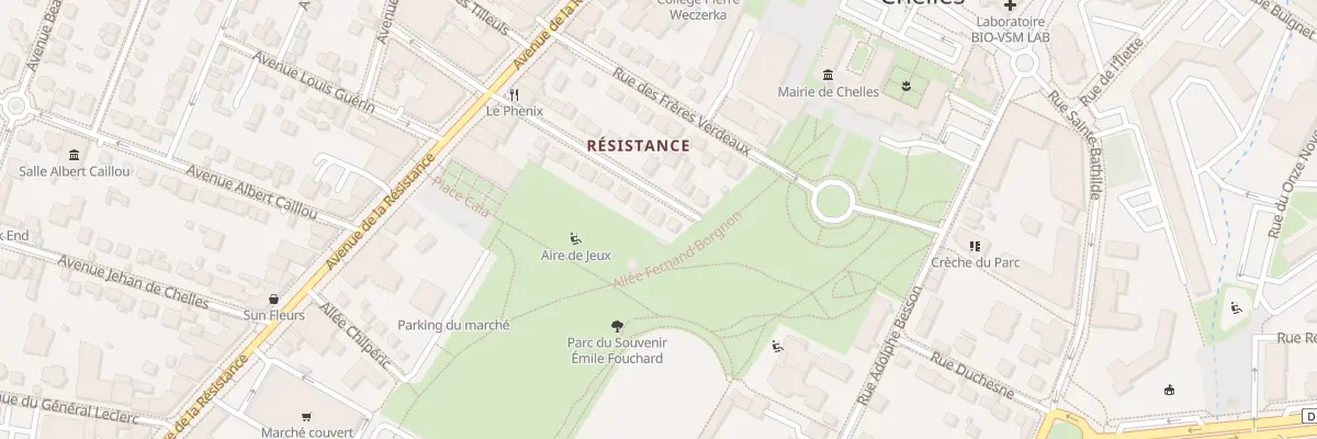 Plan du 24 Av Aimé Auberville à Chelles