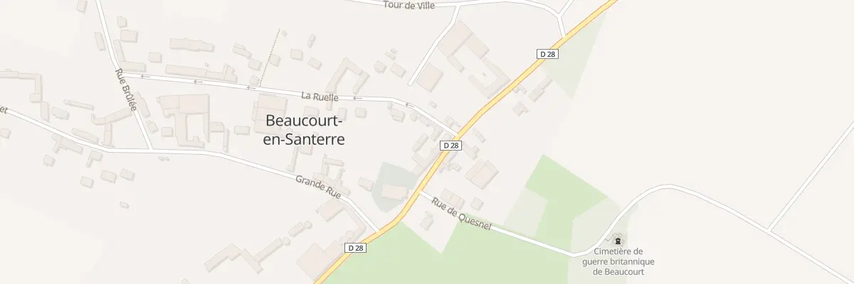 Plan du 9 Rue St Antoine à Beaucourt-en-Santerre