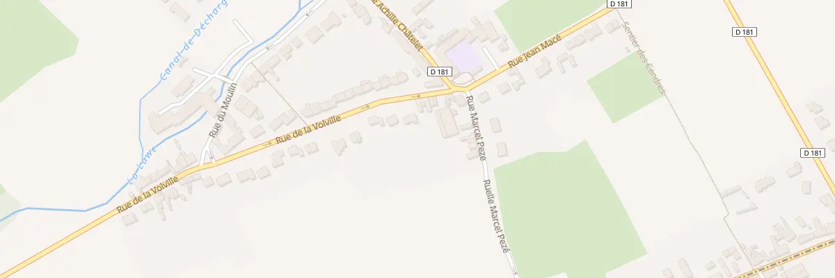 Plan du 12 Rue de la Volville à Gosnay