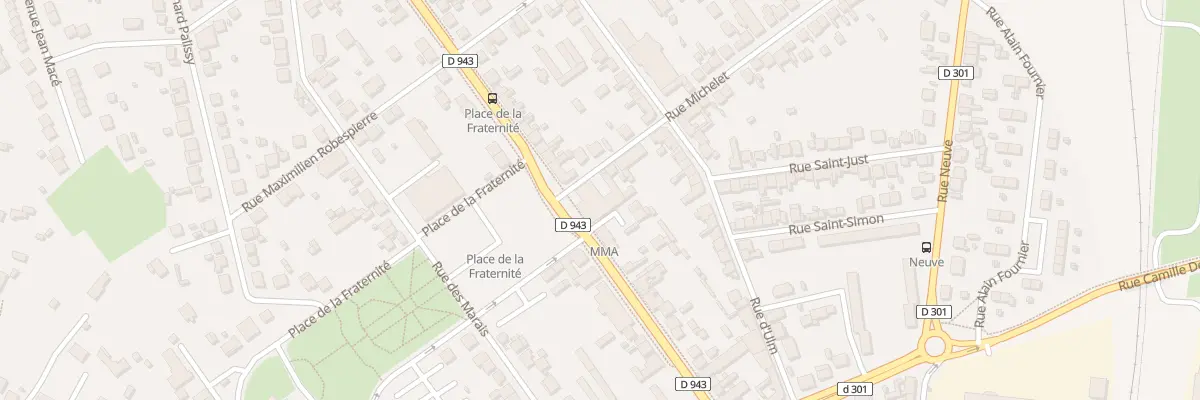 Plan du 78 Av Albert Thomas à Montluçon