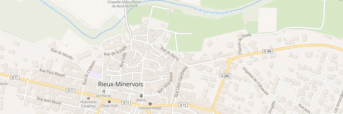 Plan du 40 Rue du Barry à Rieux-Minervois
