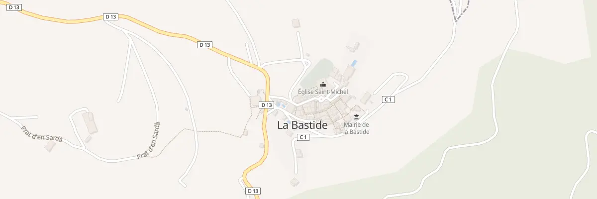 Plan du 9001 Le Village à La Bastide