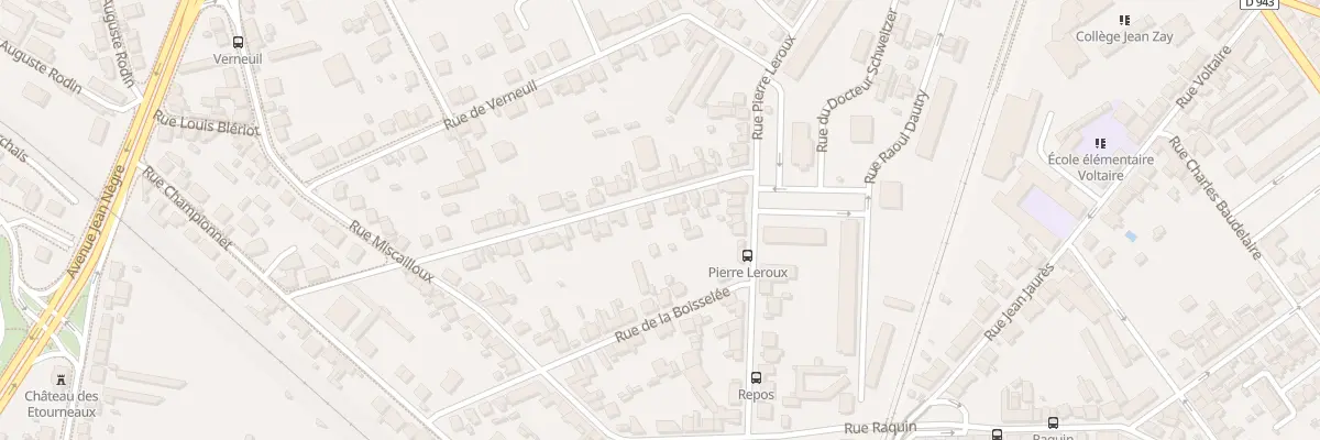 Plan du 13 Rue de la Septree à Montluçon