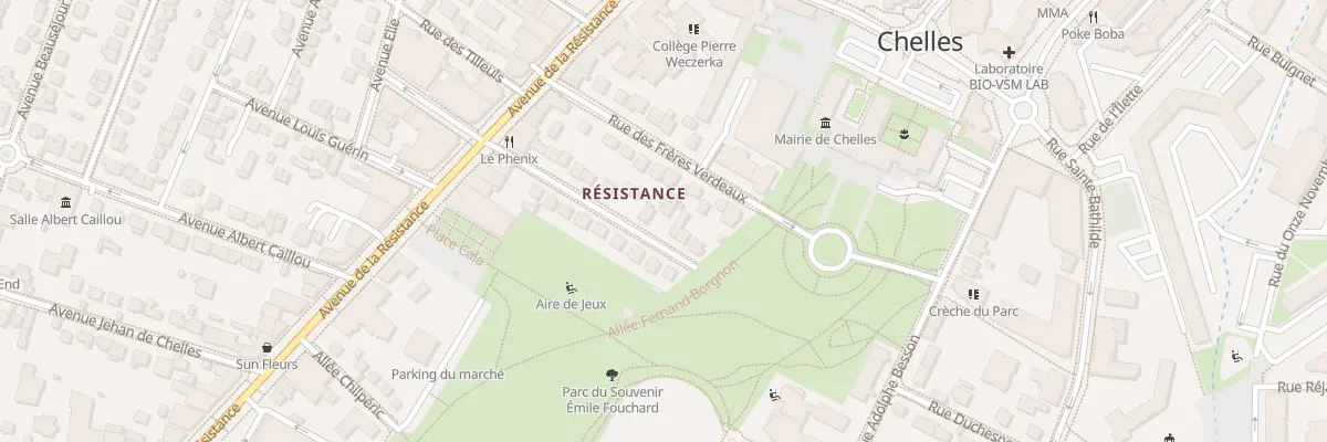 Plan du 21 Av Aimé Auberville à Chelles