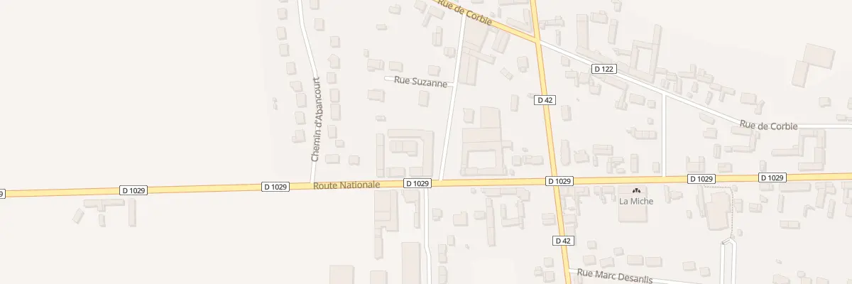 Plan du 13 Rue Suzanne à Lamotte-Warfusée