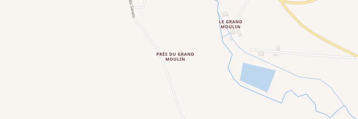 Plan du 5364 Pres du Grand Moulin à Autry-le-Châtel