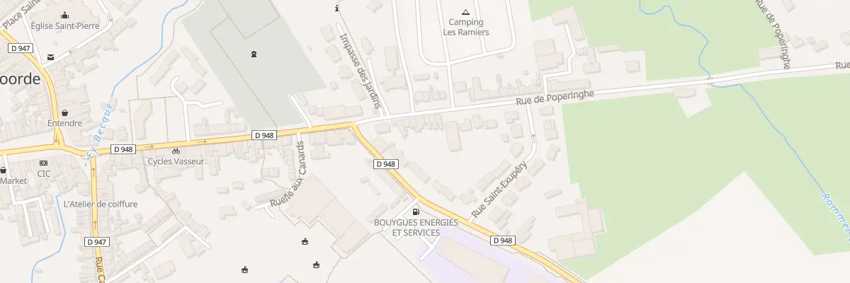 Plan du 78 Rue de Poperinghe à Steenvoorde