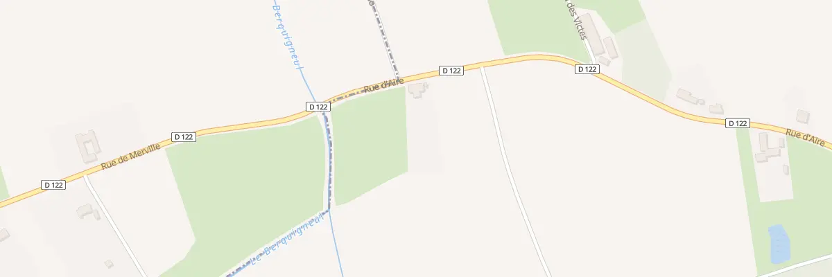 Plan du 489 Rue d’Aire à Merville