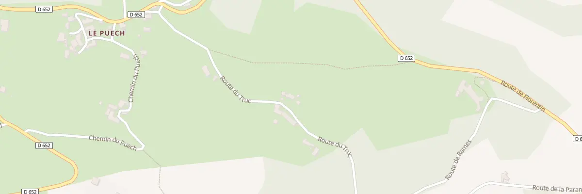 Plan du 5113 Pradelle à Campouriez