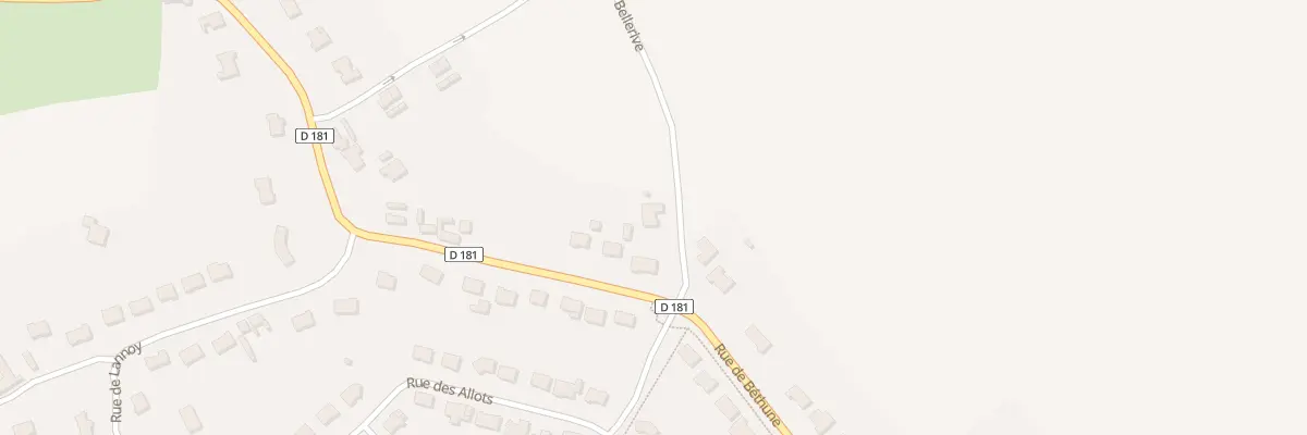 Plan du 1A Rue de Bellerive à Gonnehem