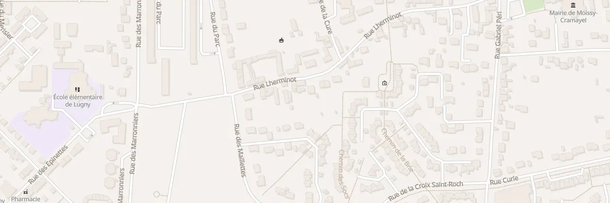 Plan du 425 Rue Lherminot à Moissy-Cramayel