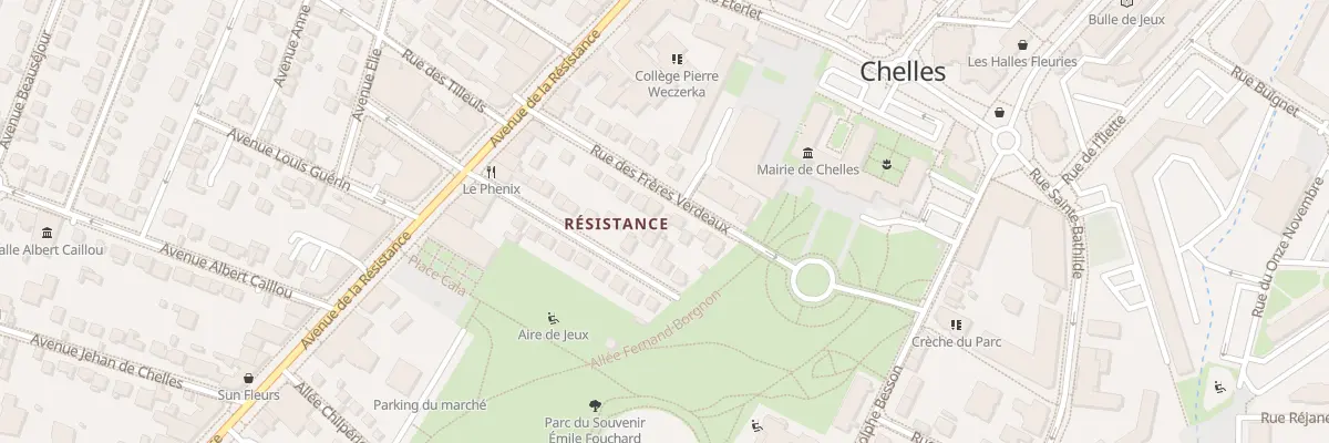 Plan du 9 Rue des Frères Verdeaux à Chelles