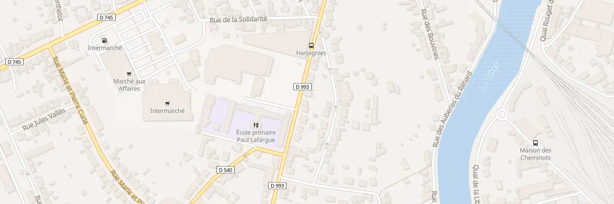 Plan du 63 Av du Président Auriol à Montluçon