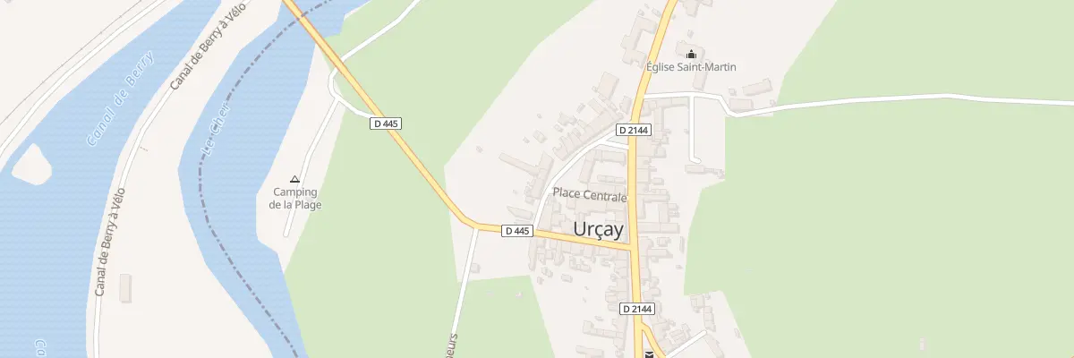 Plan du 18 Rue du Commerce à Urçay