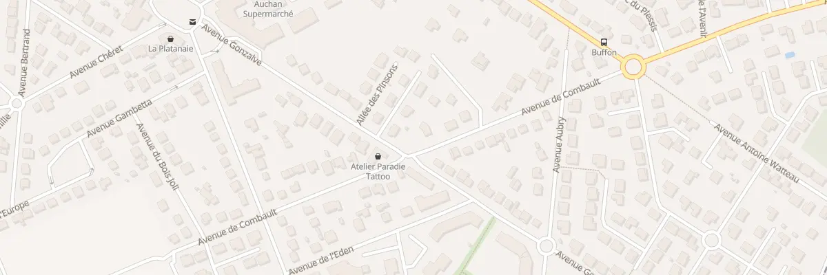 Plan du 57 Av de Combault au Plessis-Trévise