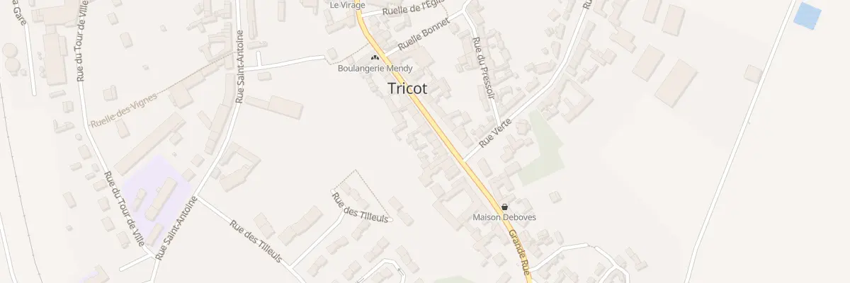 Plan du 56 Gr Grande Rue à Tricot
