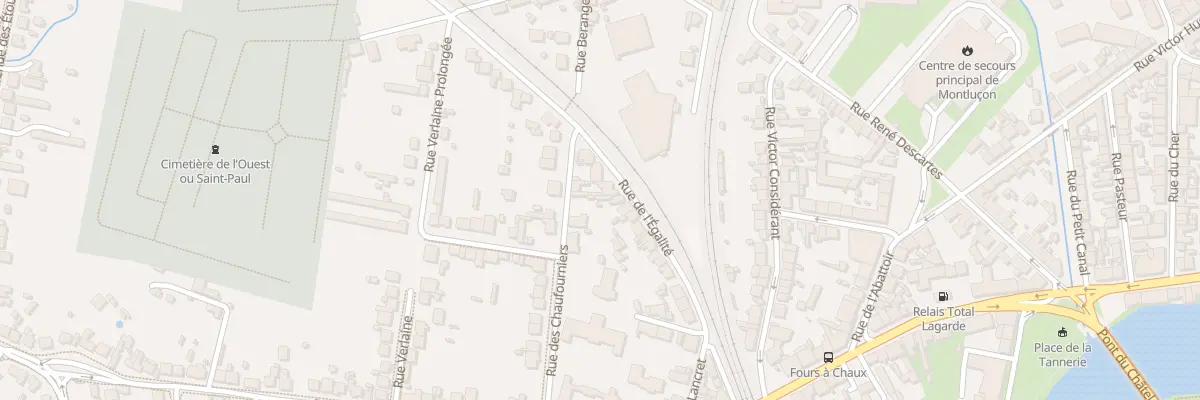 Plan du 31 Rue de l’’Egalite à Montluçon