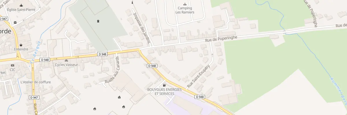 Plan du 82 Rue de Poperinghe à Steenvoorde
