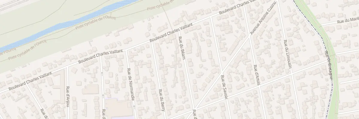 Plan du 4 Rue de Bearn à Tremblay-en-France