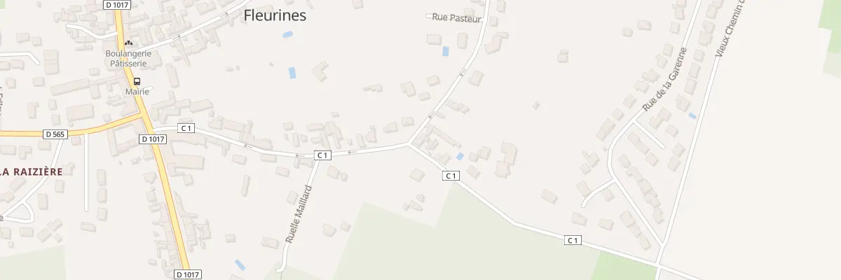 Plan du 33 Rue des Frièges à Fleurines