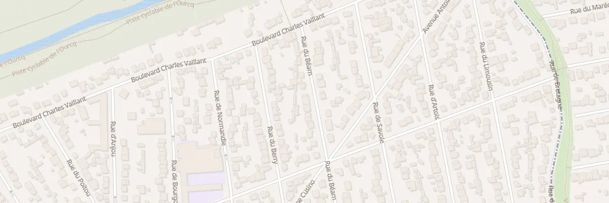 Plan du 20 Rue de Bearn à Tremblay-en-France