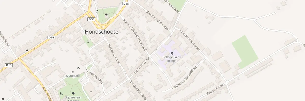 Plan du 15 Rue Saint Winoc à Hondschoote