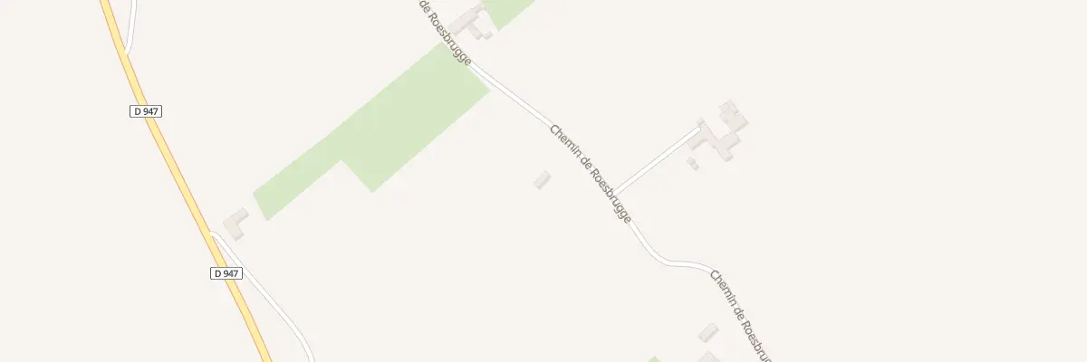 Plan du 601 Chem de Roesbrugge à Hondschoote