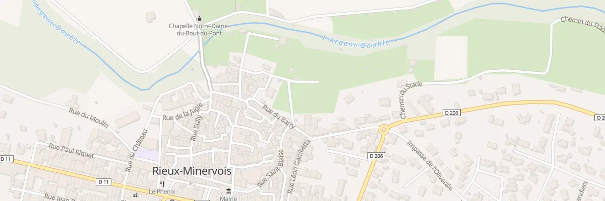 Plan du 27 Rue du Barry à Rieux-Minervois