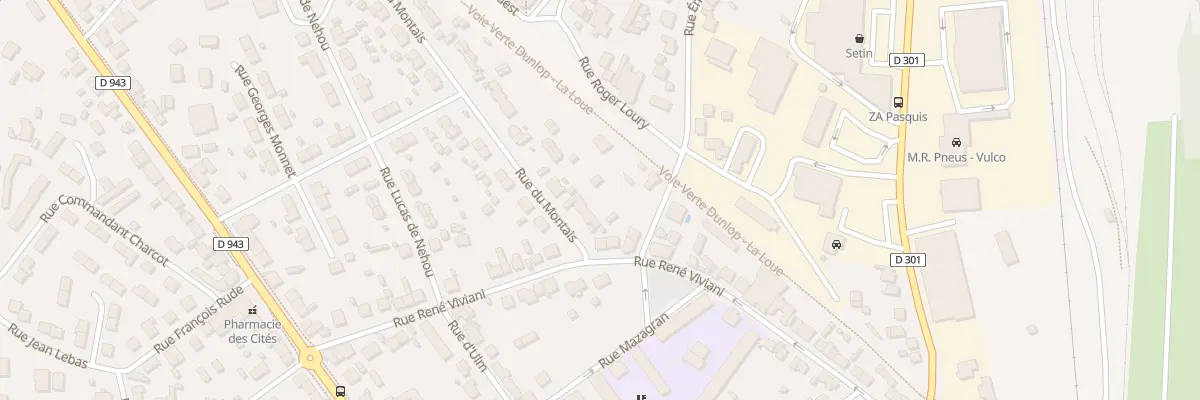 Plan du 2 Rue du Montais à Montluçon