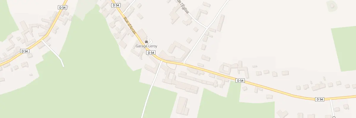 Plan du 22 Rue de l’Eglise à Hermaville