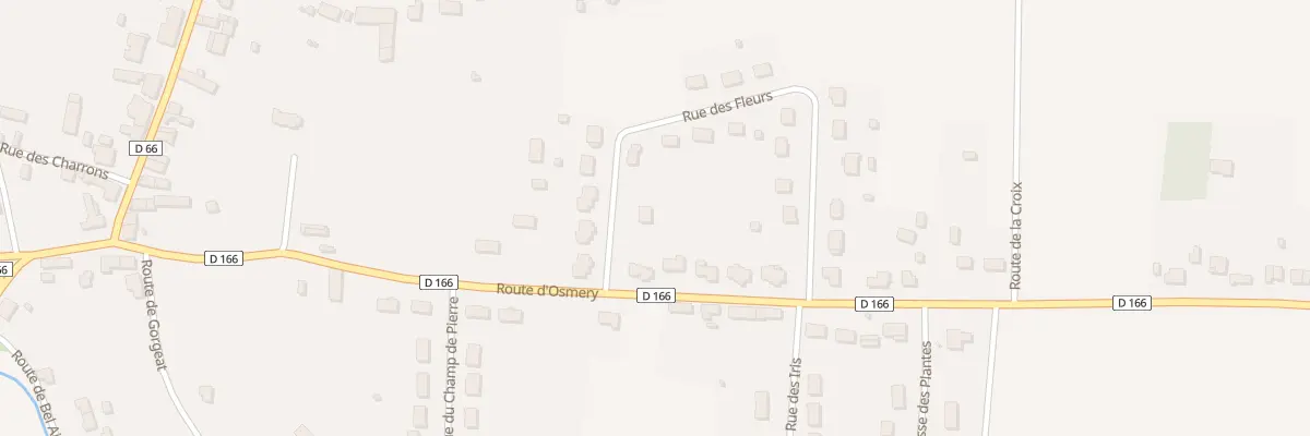 Plan du 2 Rue des Fleurs à Vornay