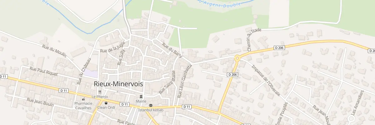 Plan du 50 Rue du Barry à Rieux-Minervois