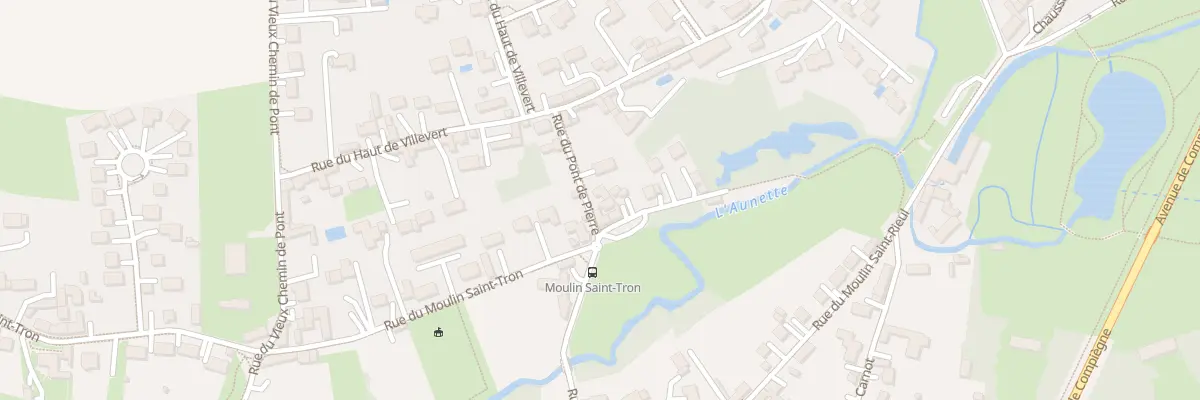 Plan du 34 Rue du Pont de Pierre à Senlis