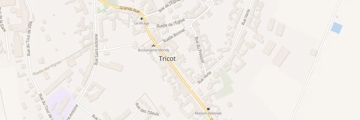 Plan du 41 Gr Grande Rue à Tricot