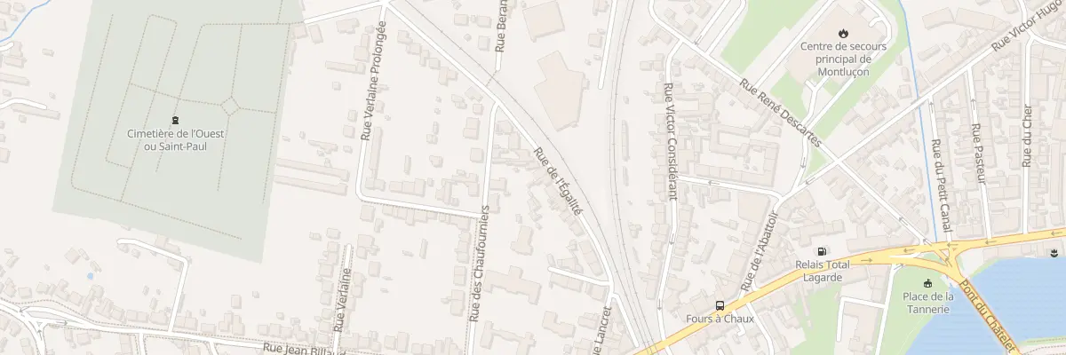 Plan du 29 Rue de l’’Egalite à Montluçon