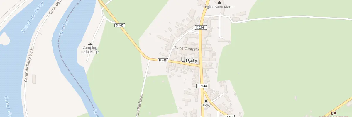 Plan du 4 Rue de la Gare à Urçay