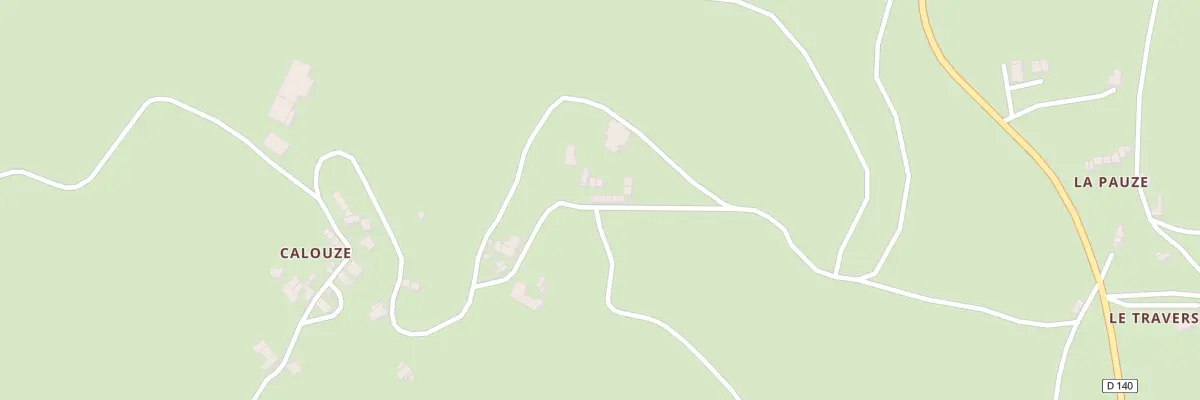 Plan du 5132 Calouze à Gijounet
