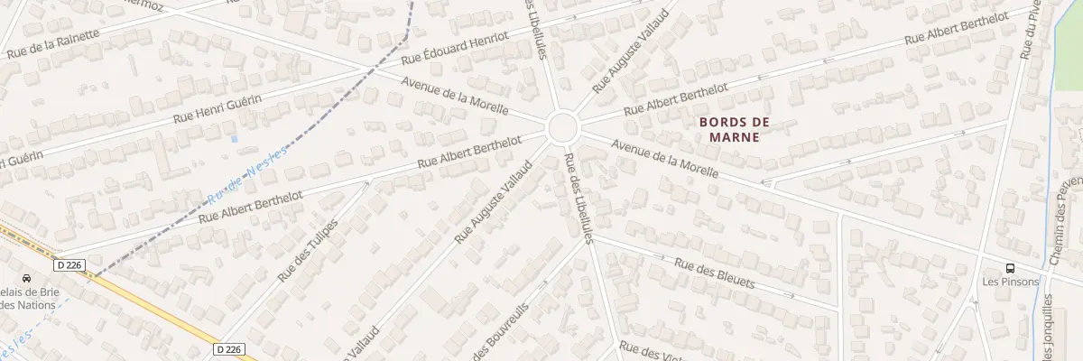 Plan du 45 Rue Auguste Vallaud à Champs-sur-Marne