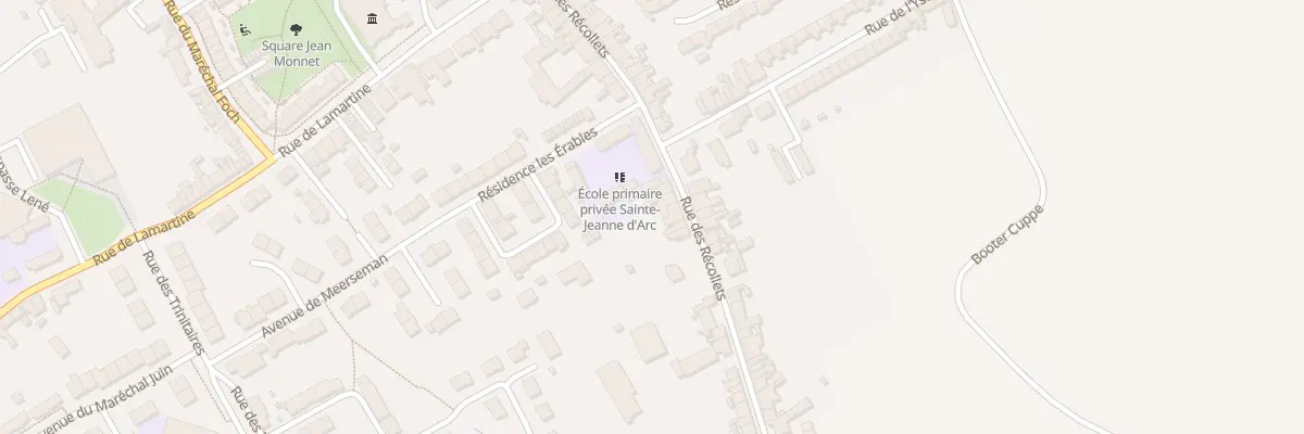 Plan du 30 Rue des Récollets à Hondschoote