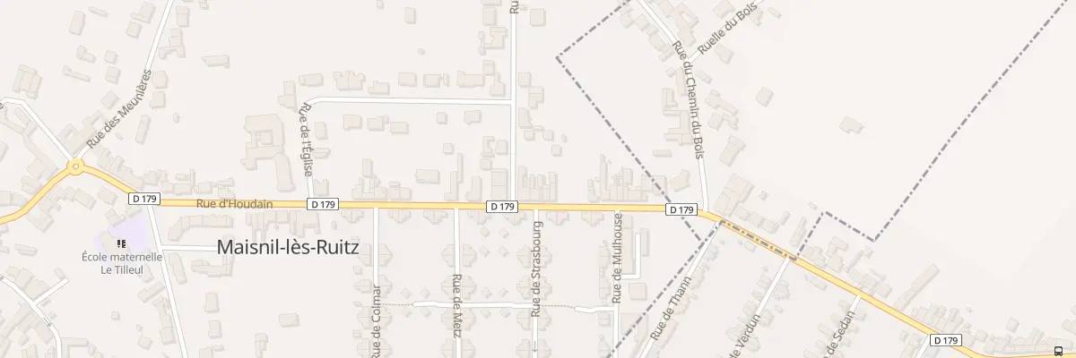 Plan du 14 Rue d’Houdain à Maisnil-lès-Ruitz