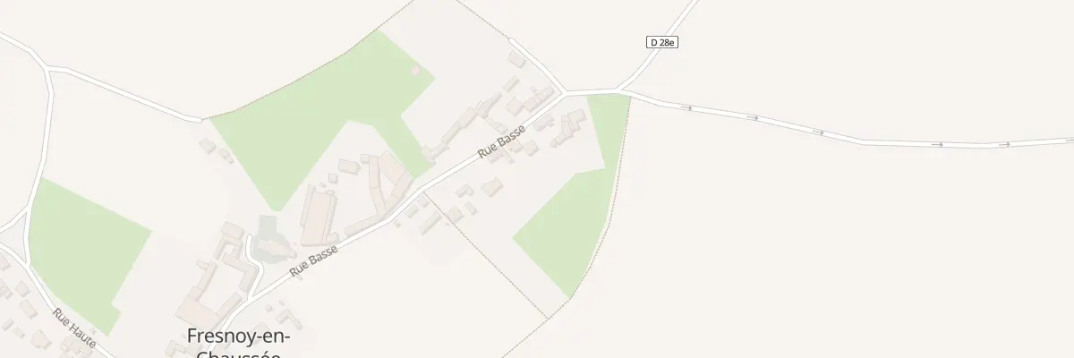 Plan du 25 Rue Basse à Fresnoy-en-Chaussée