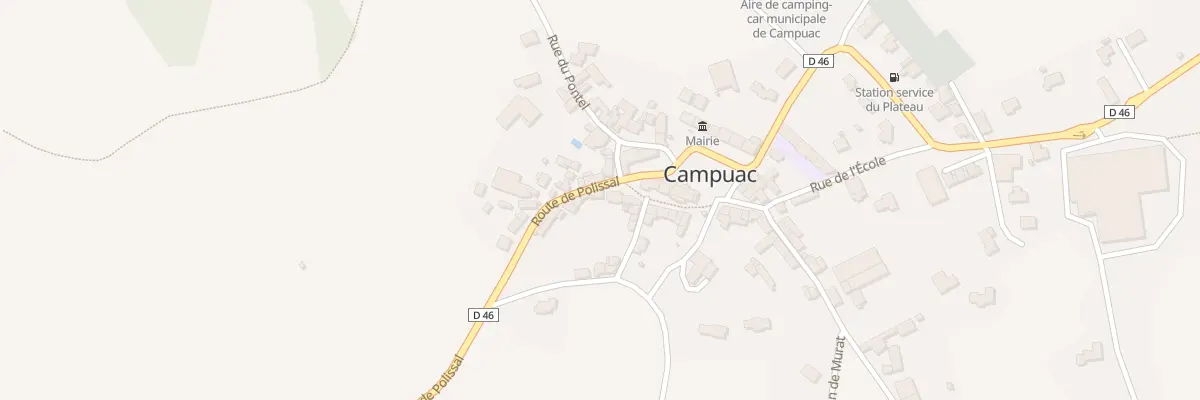 Plan du 5 Rte de Polissal à Campuac